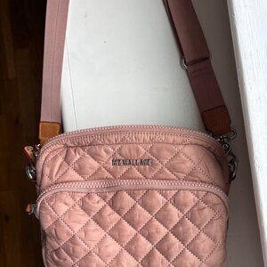 MZ Wallace Dusty Rose Sm Metro Crossbody